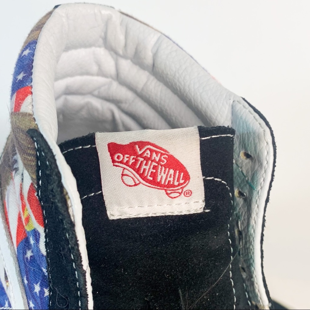 Vans Freebird American Eagle Hi Top Shoes Sneakers - Picture 3 of 7